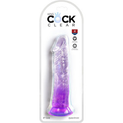 Pipedream King Cock 8" Ρεαλιστικό Dildo με Βεντούζα 22.2cm Μωβ