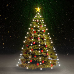 Χριστουγεννιάτικα Λαμπάκια Χταπόδι 210 LED Ψυχρό Λευκό 210 εκ. Λευκό 328879
