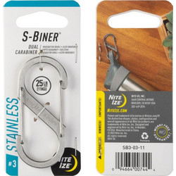 S-Biner 3 Nite Ize Stainless Steel SB3-03-11