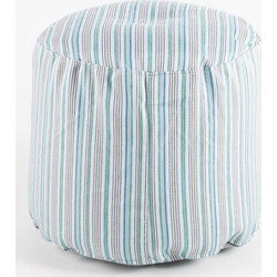 Linea Πουφ Σκαμπό Στρογγυλό Stripy 45x50εκ
