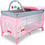 Asalvo Complete Rabbit Tippi Παρκοκρέβατο 2 Επίπεδων με Στρώμα Δίχτυ & Αλλαξιέρα Ροζ Γκρι