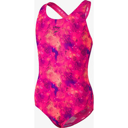 Speedo Disney Princess Allover Splashback Αθλητικό Παιδικό Μαγιό Ολόσωμο για Κορίτσι Ροζ 807386-F370