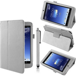 Δερμάτινη Θήκη για το Asus MemoPad HD7 ME173X ME173 Λευκή (OEM)