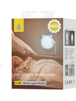 MTK Φωτάκι Νυκτός Με LED Αισθητήρα 0.6W Μπλε