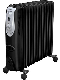 Life Comfy XL Dark Καλοριφέρ Λαδιού με 12 Φέτες 2500W
