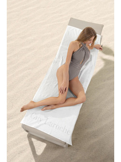 Guy Laroche Oceano Πετσέτα Θαλάσσης Λευκή 80x170cm