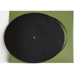 Simply Analog Turntable Slipmat Leather Premium Black