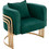 HomeMarkt Πολυθρόνα Βελούδινη Κυπαρισσί Tiana HM8738.03