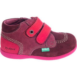 Kickers Babyscratch Παιδικά Μποτάκια Φούξια Suede με Σκρατς 439473-10-183