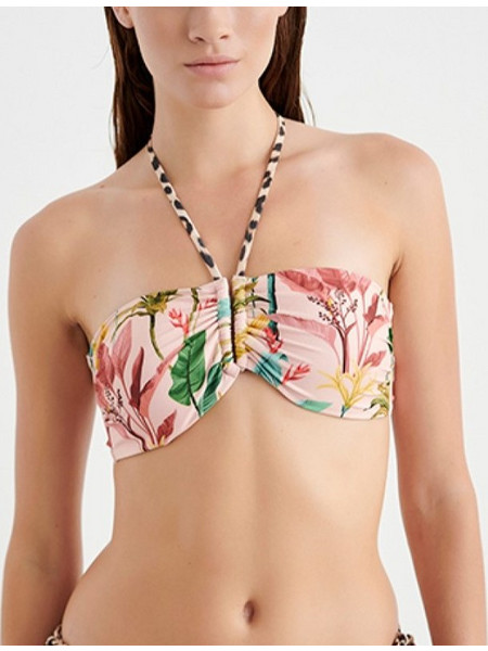 BLU4U Bikini Top Floral Πολύχρωμο 23366029-10