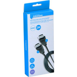 Grundig Καλώδιο HDMI 2.0 HDMI Male to HDMI Male 2m Black 47261