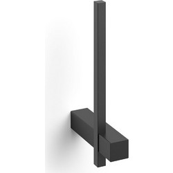 Χαρτοθήκη Carvo 40501 2,3x10x19,5cm Black Zack Ανοξείδωτο Ατσάλι