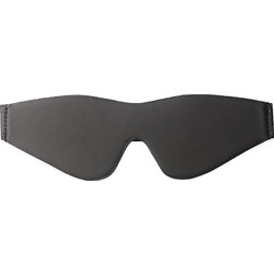 Μαύρη Δερμάτινη Μάσκα - Dream Toys Blaze Luxury Fetish Blindfold Black 19.5cm