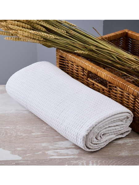 Κουβέρτα Πικέ Ημίδιπλη Summer Line White Cvc Cokitex (170x265) 1Τεμ