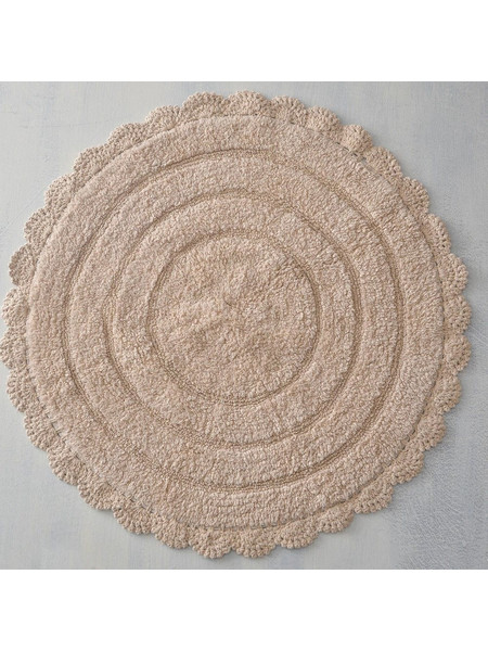 Χαλάκι Floor Rugs Opal Beige Cotton Rythmos (70cm) 1Τεμ