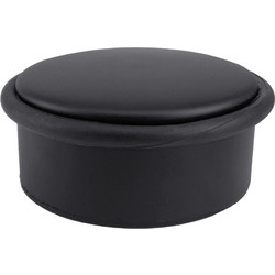 Metalor Στοπ Πόρτας Μαύρο Ματ O95x45mm