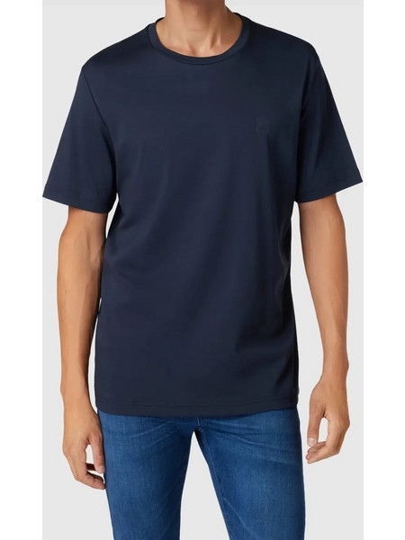 BALDESSARINI He- t-shirt λαιμοκοψη 100%βαμβακι με κεντημενο logo στο στηθος κανονικη γραμμη