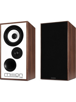 Mission 700 Ζεύγος Ηχείων Hi-Fi Βιβλιοθήκης 150W 2 Δρόμων Walnut