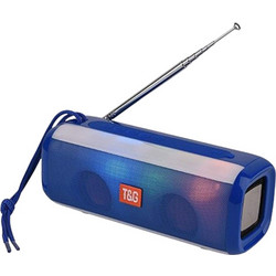 T&G TG-144T Ηχείο Bluetooth 10W με Ραδιόφωνο Royal Blue