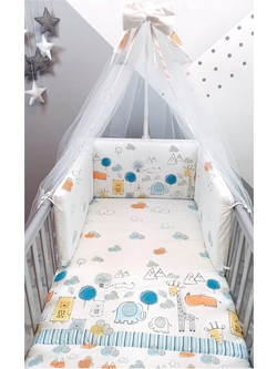 Baby Star Animlas Σετ Κούνιας 3τμχ Ciel