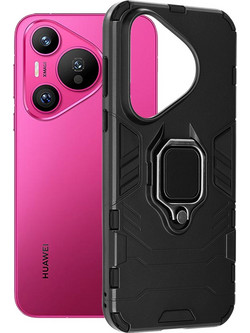 Θήκη κινητού Techsuit Silicone Shield for Huawei Pura 70 Black