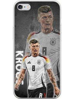 Θήκη Euro 2024 - Toni Kroos iPhone 6 Plus / iPhone 6s Plus Flexible TPU (Διάφανη Σιλικόνη)