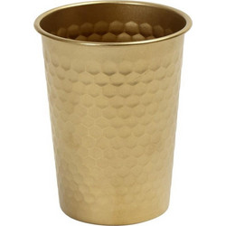 ANTIQUE STONEWASH GOLD ΠΟΤΗΡΙ ΣΦΥΡΗΛΑΤΟ 400ML SS 18/10 8.6Χ8.6Χ10.8ΕΚ