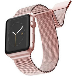 X-Doria Raptic Milanese Λουράκι Μεταλλικό Rose Gold (Apple Watch 42 / 44 / 45mm)
