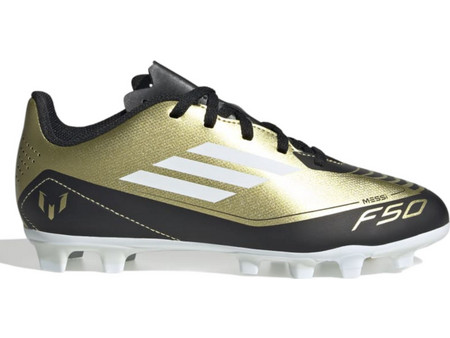 Adidas F50 Messi FG IG9319 Παιδικά Ποδοσφαιρικά Παπούτσια με Τάπες Χρυσά