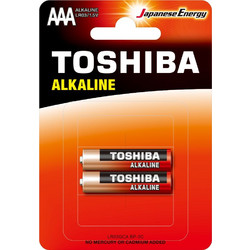 Toshiba Red Alkaline AAA 2τμχ