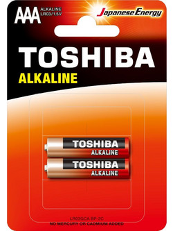 Toshiba Red Alkaline AAA 2τμχ