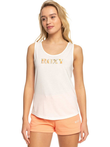 ROXY Αμάνικη Μπλούζα LOSING MY MIND WHITE γυναίκες