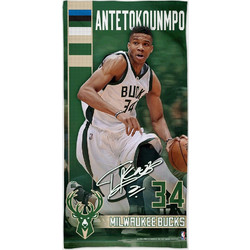 Wincraft NBA Antetokounmpo Milwaukee Bucks Πετσέτα Θαλάσσης 152x76 cm A2661617 Ante/Bucks