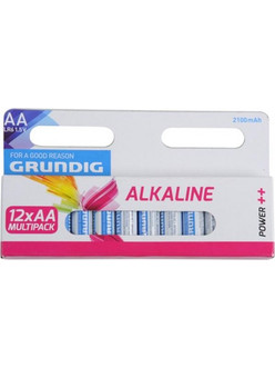 Grundig Alkaline Power++ AA 12τμχ