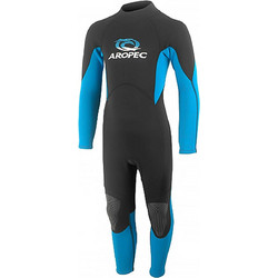 Aropec Black/Blue Παιδική Ολόσωμη Στολή Κατάδυσης Neoprene για Θαλάσσια Σπορ 2mm