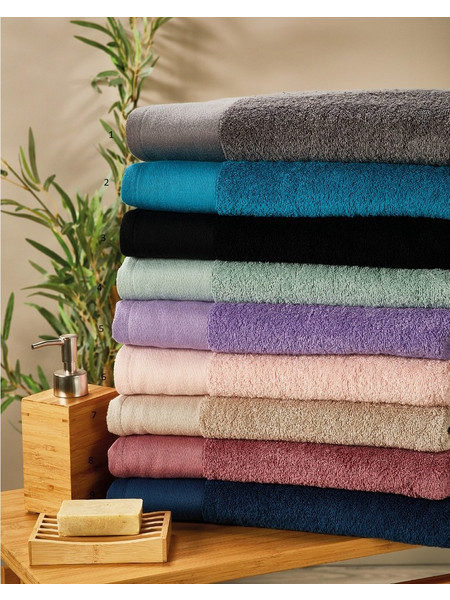 Πετσέτες Σετ Bath Towels Iris Cotton White Egg 3Τεμ - 1.Dark Grey