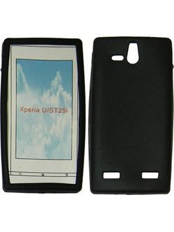 VOLTE-TEL ΘΗΚΗ SONY XPERIA U ST25i ΣΙΛΙΚΟΝΗΣ BLACK