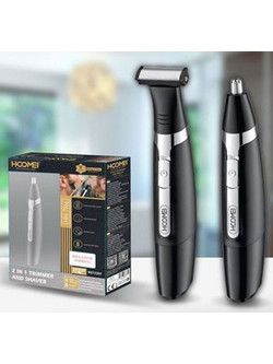 Hoomei Trimmer Μηχανή Ανδρική Επαναφορτιζόμενη Προσώπου Μύτης & Αυτιών HM-7966