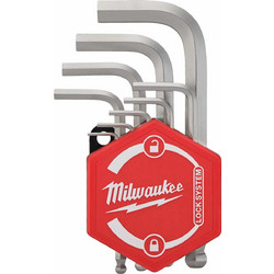Milwaukee 4932492399 Συμπαγές set κλειδιών allen hex με σφαιρικό άκρο