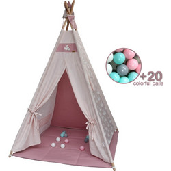 Bebe Stars Boho Παιδική Σκηνή Ινδιάνικη με Στρώμα με 20 Μπάλες