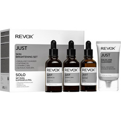 Revox B77 Just Skin Brightening Cleanser With Squalane 30ml + Eye Contour Serum 5% 30ml + Vitamin C 20% 30ml + Glycolic Acid Toner 30ml