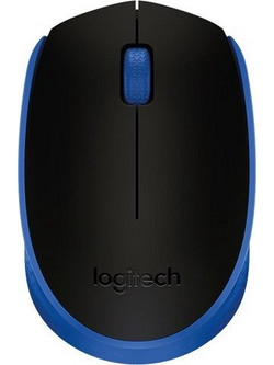 Logitech M171 Ασύρματο Mini Ποντίκι Black Blue