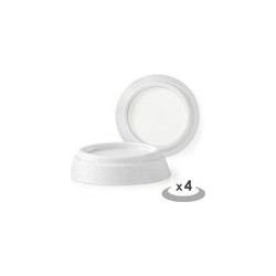 NEDIS WASA110WT4B Αντικραδασμικά πέλματα πλυντηρίου, 4 τεμ