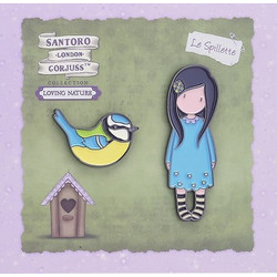 SANTORO PINS - BIRDS OF A FEATHER