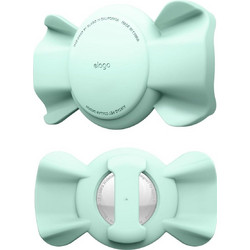 Elago Ribbon Pet Collar Case - Θήκη Premium Σιλικόνης Apple AirTag 2 / 1 για Κολάρο Κατοικιδίων - Mint (EAT-RIBBON-PET-MT)
