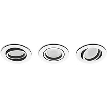 PHILIPS Hue White Ambiance Milliskin Recessed Έξυπνο Σποτ 5W (3 Τεμάχια) Λευκό