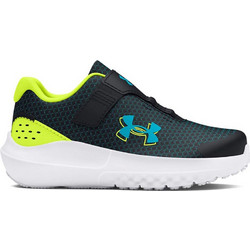 Under Armour Surge 4 AC Παιδικά Αθλητικά Παπούτσια για Τρέξιμο Μαύρα 3027105-003