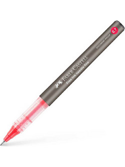 Faber-Castell Free Ink Roller Fine Στυλό Υγρής Μελάνης 0.7mm Κόκκινο