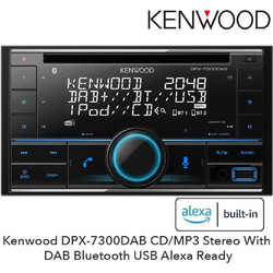 Kenwood DPX-7300DAB Ηχοσύστημα Αυτοκινήτου με Οθόνη Αφής USB & GPS