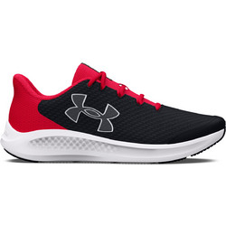 Under Armour BGS Charged Pursuit 3 Παιδικά Αθλητικά Παπούτσια για Τρέξιμο Μαύρα Κόκκινα 3026695-001